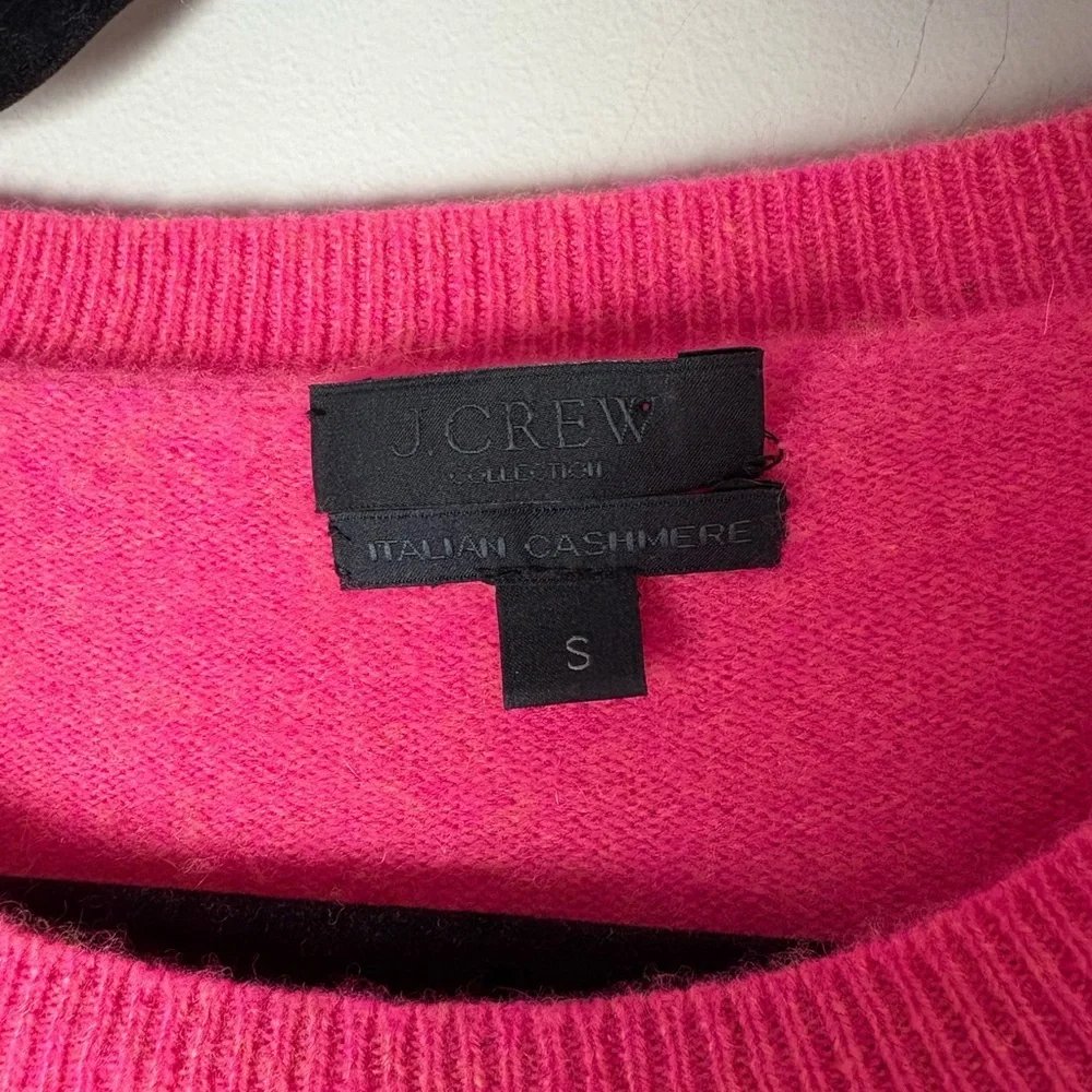 J. CREW COLLECTION Women's 100% Italian Cashmere Sweater Size Small Pink